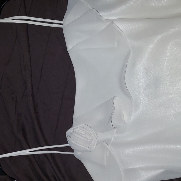 Off White/White Formal Dress (purse sold  separately) - Picture 6 of 6